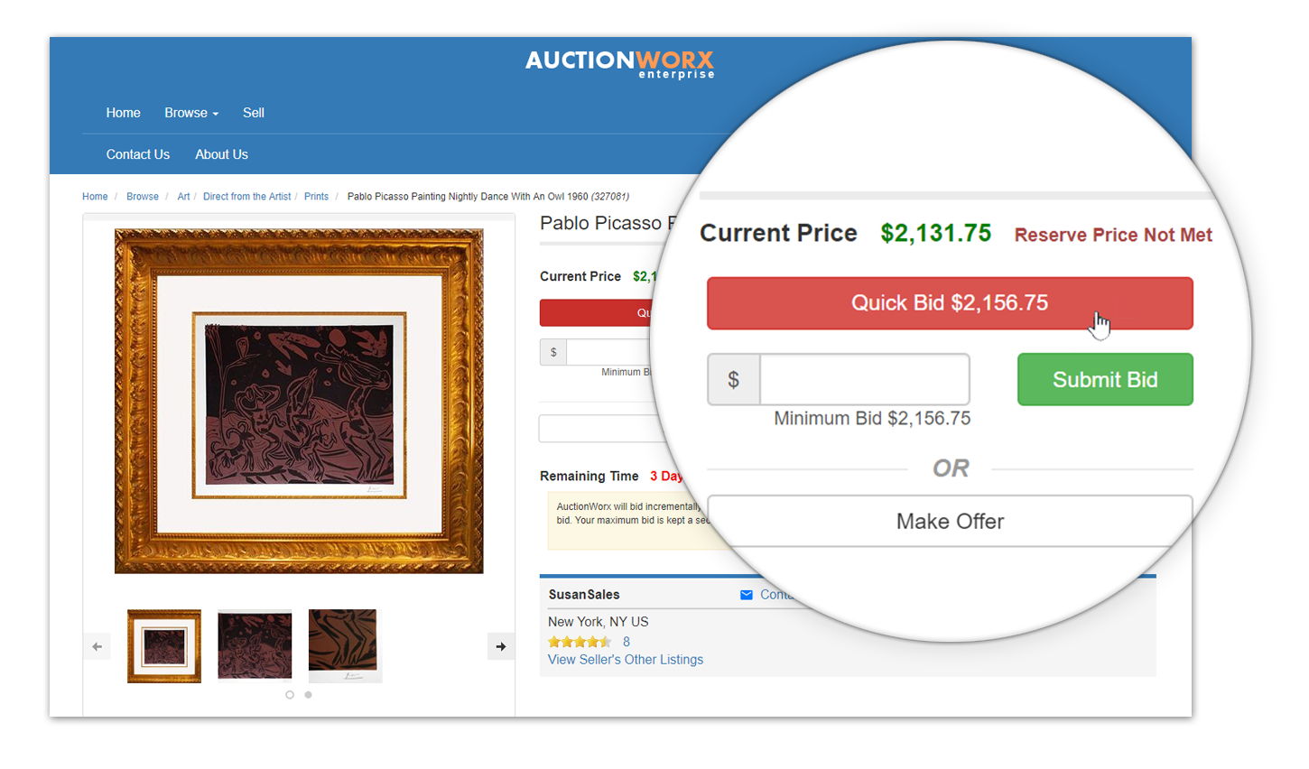 create your own auction website